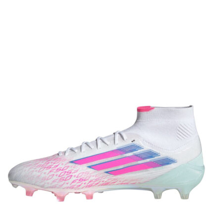 adidas Womens F50 Sparkfusion Firm Ground Football Boots – White/Pink – view 2