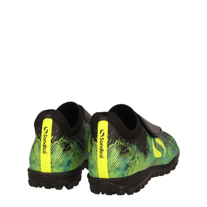 Sondico Blaze Junior Turf Football Boots – Black/Green – view 6