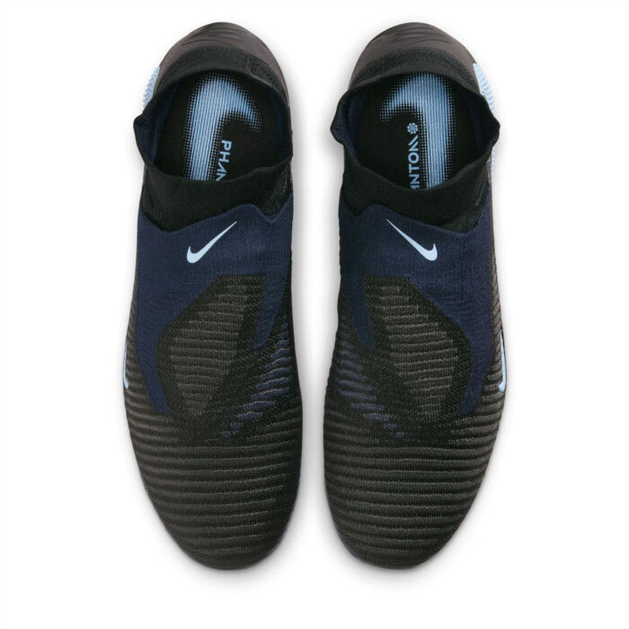 Nike Phantom High 6 Firm Ground Football Boots – Black/Black – view 6