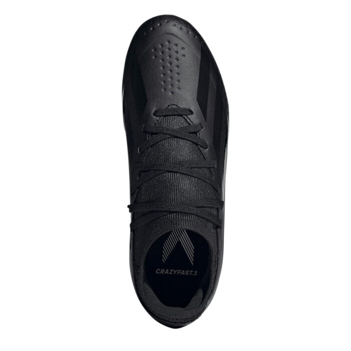 adidas X Crazyfast Junior Firm Ground Football Boots – Black/Black – view 5
