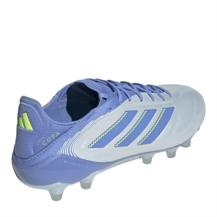 adidas Copa Pure III Lace-Up Low Top Turf Football Boots – Blue/Lem – view 4