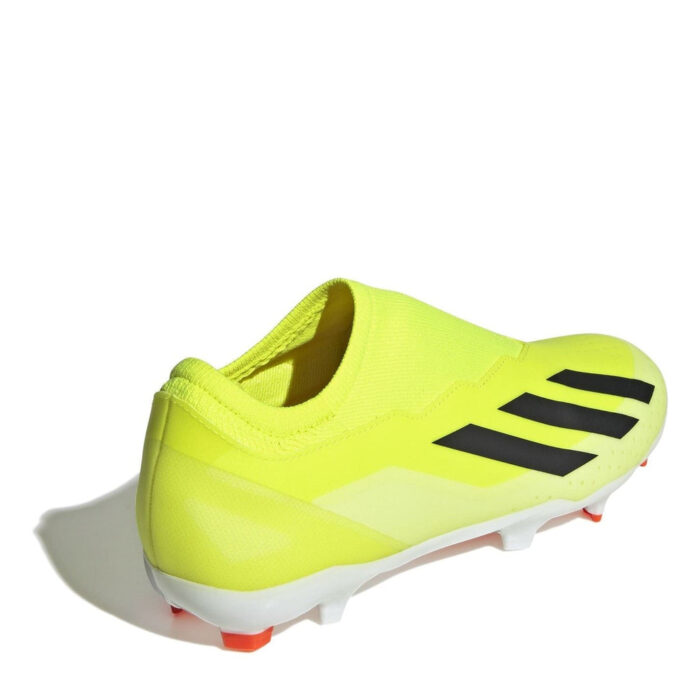 adidas X Crazyfast Firm Ground Football Boots – Yellow/Blk/Wht – view 4