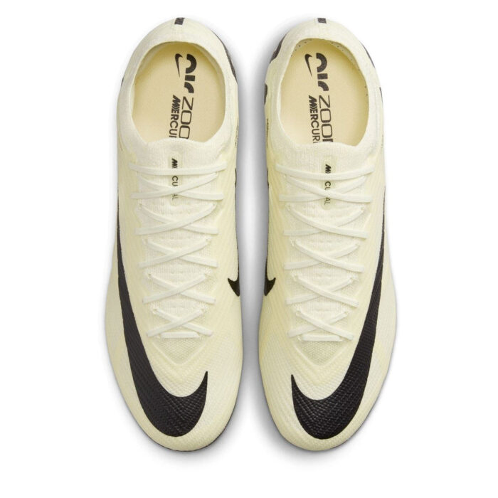 Nike Zoom Mercurial Vapor 15 Junior Firm Ground Football Boots – Lemonade/Black – view 6