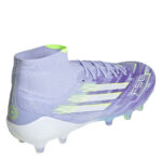 adidas Womens F50 Sparkfusion Firm Ground Football Boots – Purple/Lemon – view 4