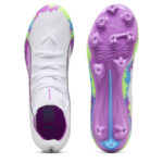 Puma Womens Ultra 5 Firm Ground Football Boots – White/Multi - Image 3