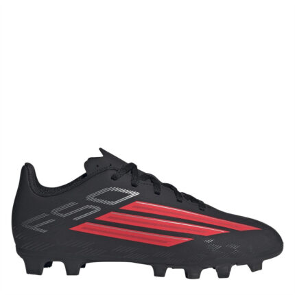 adidas F50 Messi Junior Firm Ground Football Boots – Black/Red