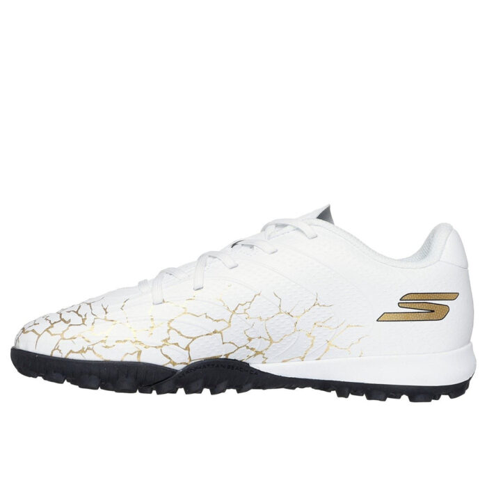Skechers Skx_01 Junior Turf Football Boots – White/Gold – view 2