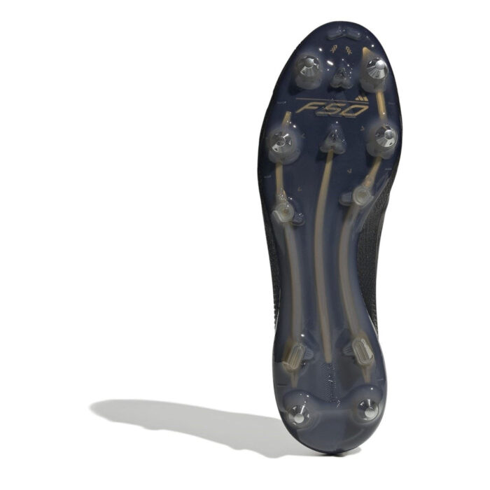 adidas F50 Soft Ground Football Boots – Black/Silver - Image 6