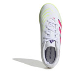 adidas Predator Junior Turf Football Boots – White/Pink - Image 5