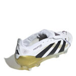 adidas Predator Soft Ground Football Boots – White/Blk/Gold – view 4