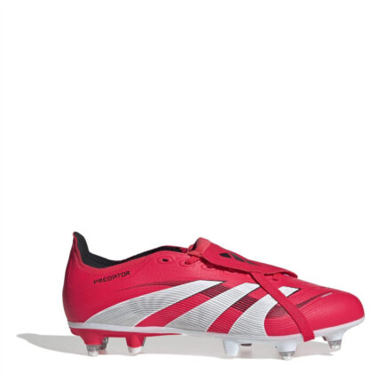 adidas Predator Soft Ground Football Boots – Red/White