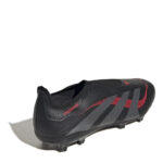 adidas Predator Firm Ground Football Boots – Black/Grey – view 4