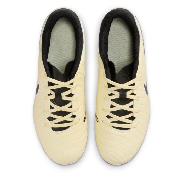Nike Tiempo Legend 10 Junior Firm Ground Football Boots – Lemonade/Black - Image 6