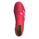 adidas Predator Firm Ground Football Boots – Red/White – view 6