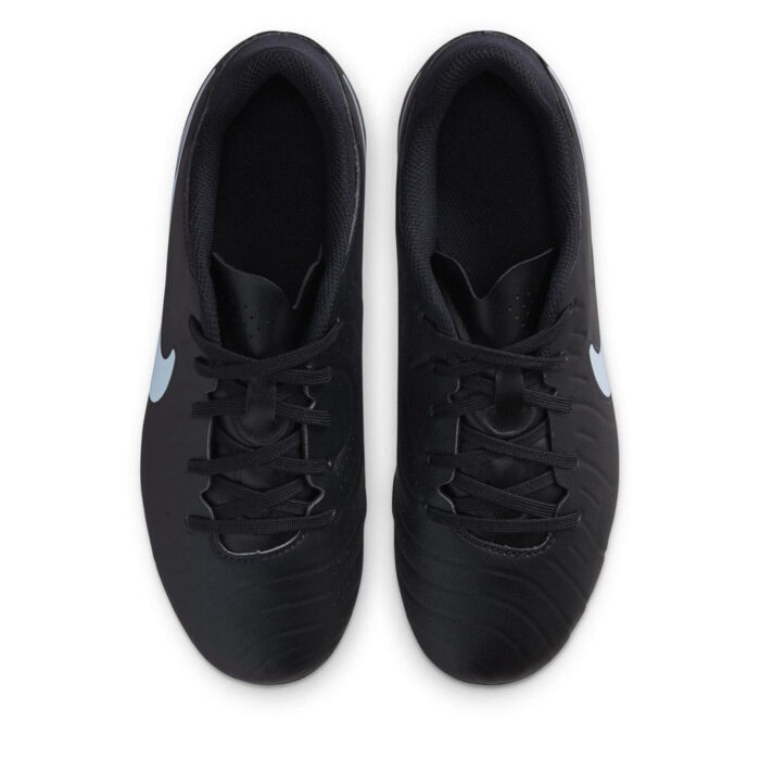 Nike Tiempo Legend 10 Junior Firm Ground Football Boots – Black/Black – view 6