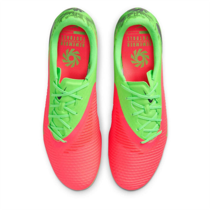 Nike Phantom 6 Low Firm Ground Football Boots – Burgundy/Print – view 8