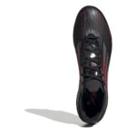 adidas F50 Firm Ground Football Boots – Black/Iron/Red – view 5