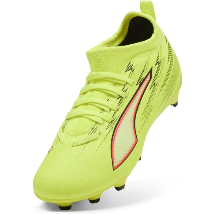 Puma Ultra 5 Junior Firm Ground Football Boots – Yellow/Black – view 6