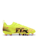 Puma Future 8 Junior Firm Ground Football Boots – Yellow/Black – view 4