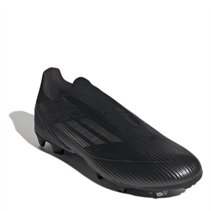 adidas F50 Firm Ground Football Boots – Black/Silver – view 3