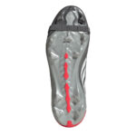 adidas Predator Fold Over Tongue Junior Firm Ground Football Boots – Grey/Red – view 6