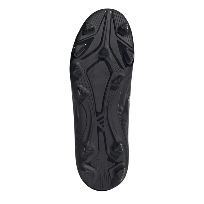 adidas F50 Messi Junior Firm Ground Football Boots – Black/Lemon – view 6