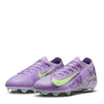 Nike Mercurial Vapor 16 Junior Firm Ground Football Boots – Purple/Volt – view 4