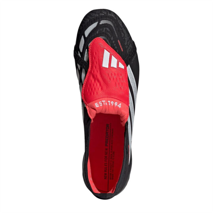 adidas Predator Artificial Ground Football Boots – Black/Red – view 5
