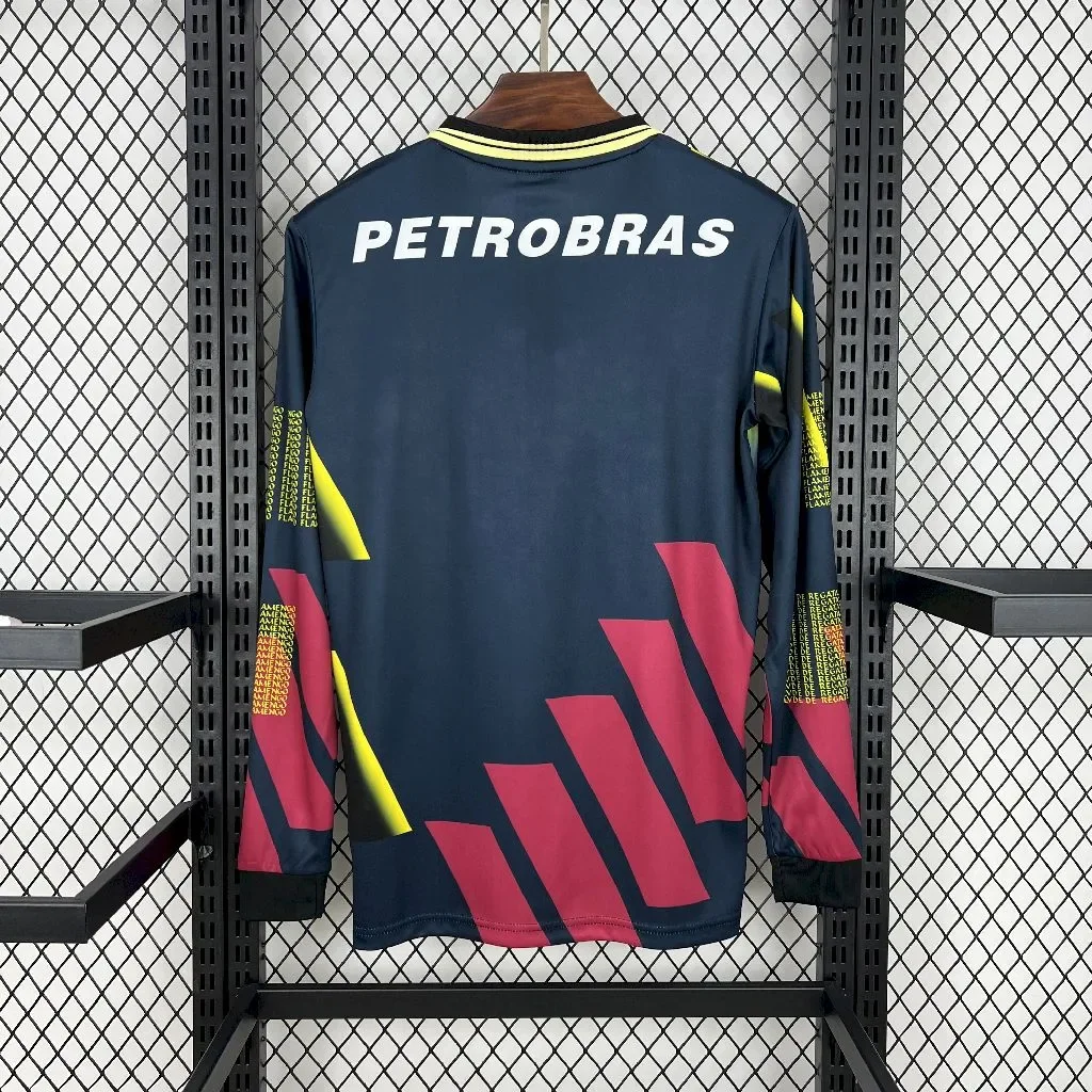 Flamengo 1998 Goalkeeper Retro Long Sleeves Jersey