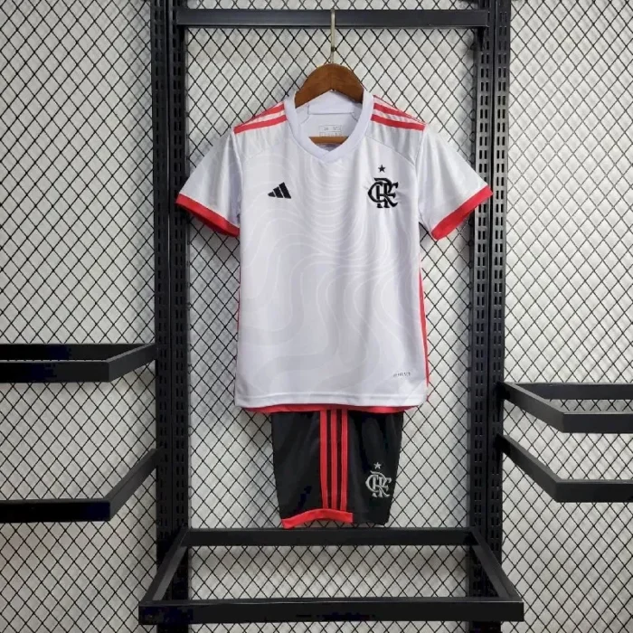 Flamengo 2024/25 Away Kids Kit