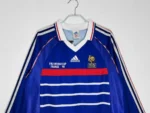 France 1998 World Cup Home Long Sleeves Retro Jersey