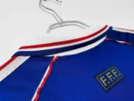 France 1998 World Cup Home Long Sleeves Retro Jersey