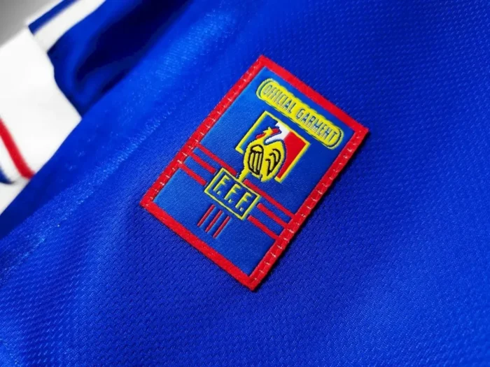 France 1998 World Cup Home Long Sleeves Retro Jersey