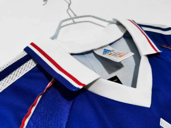 France 1998 World Cup Home Long Sleeves Retro Jersey