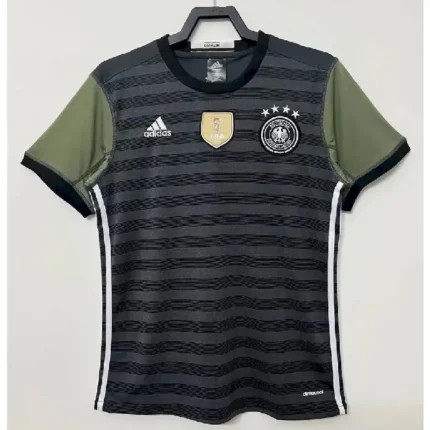 Germany 2016 Euro Cup Away Retro Jersey
