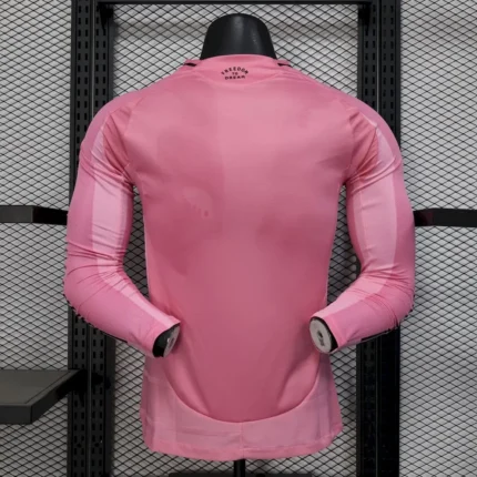 Inter Miami 2025/26 Home Long Sleeves Jersey Player Version