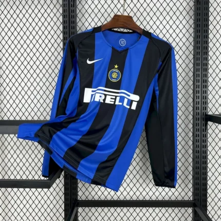 Inter Milan 2004/05 Home Long Sleeves Retro Jersey
