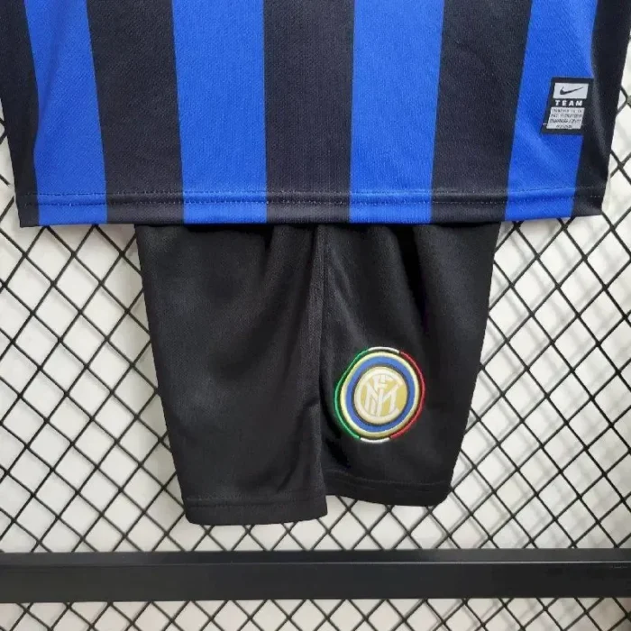 Inter Milan 2009/10 Home Kids Retro Jersey And Shorts