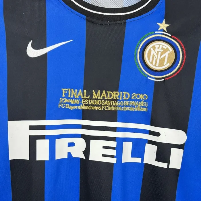 Inter Milan 2009/10 Home Long Sleeves Retro Jersey