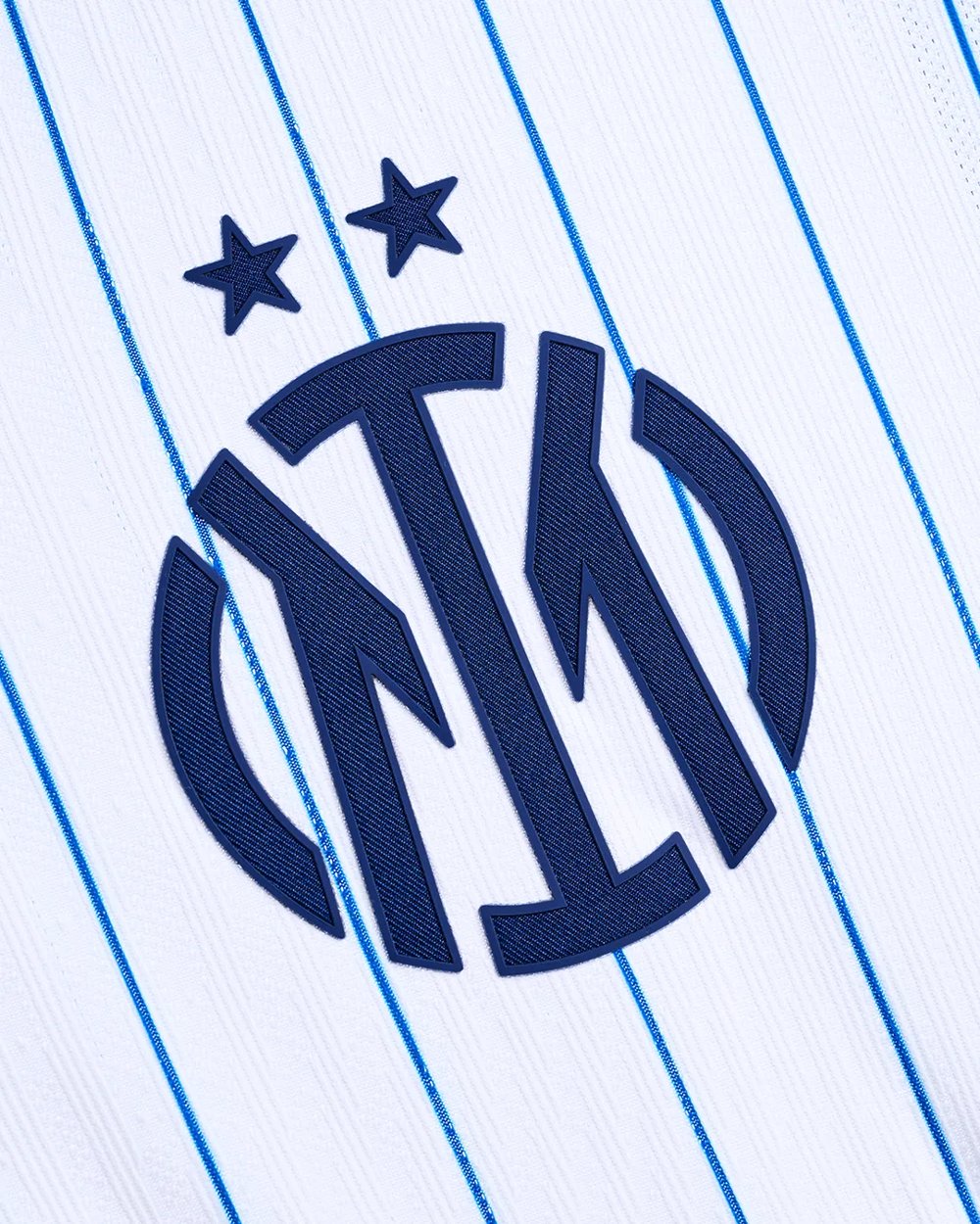 Inter Milan 2026/27 away kit crest monogram detail