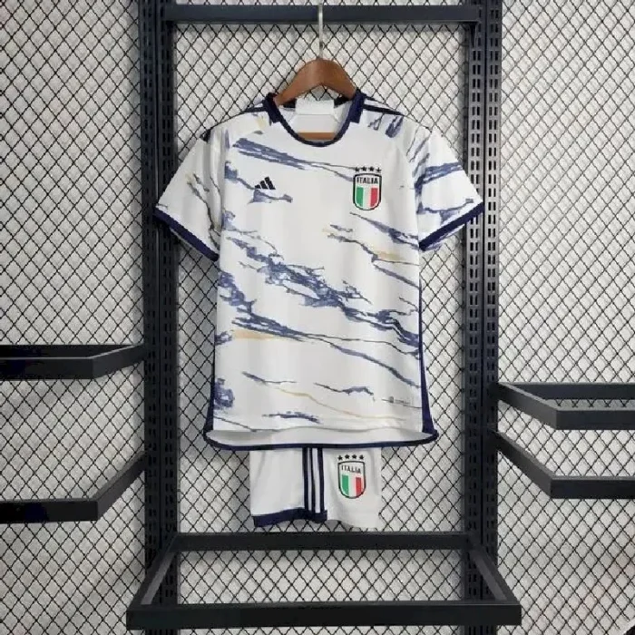 Italy 2023/24 Away Kids Kit