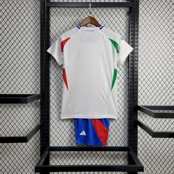 Italy 2024/25 Euro Away Kids Kit