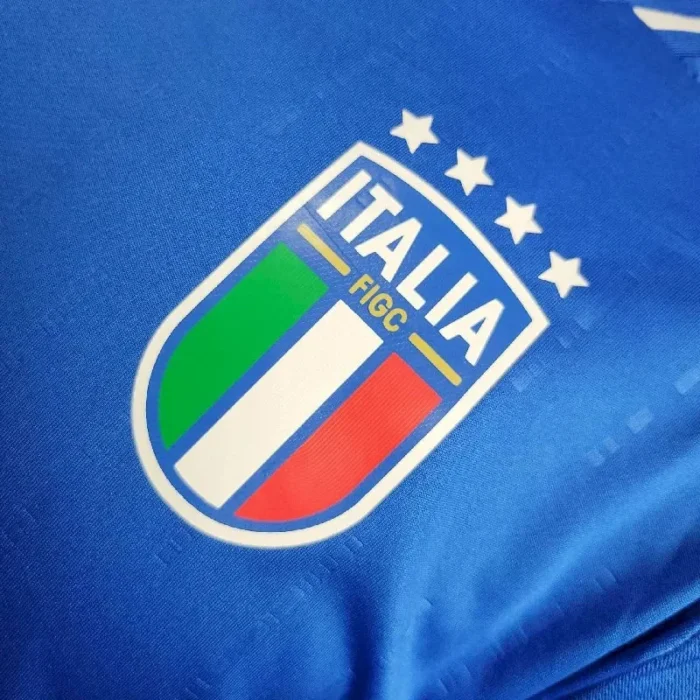 Italy 2024/25 Euro Home Long Sleeves Jersey Player Version