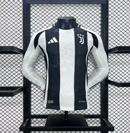 Juventus 2024/25 Home Long Sleeves Jersey Player Version