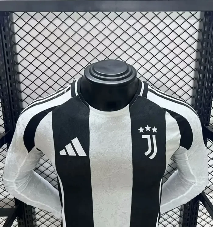 Juventus 2024/25 Home Long Sleeves Jersey Player Version