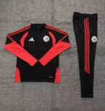 Kids Ajax 2026/27 Half-zip Black Tracksuit
