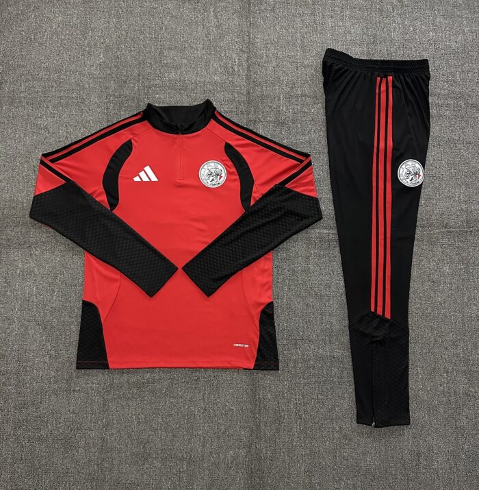 Kids Ajax 2026/27 Half-zip Red Tracksuit
