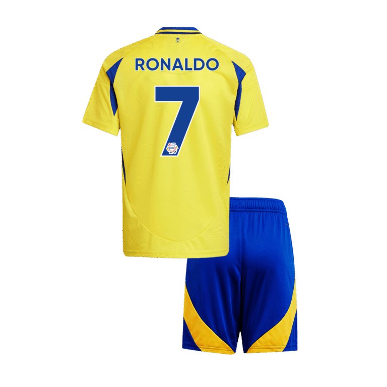 Kids Al-Nassr FC Retro Home Jersey – Ronaldo 7
