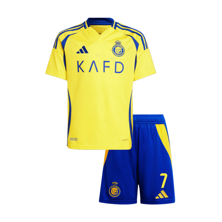 Kids Al-Nassr FC Retro Home Jersey – Ronaldo 7