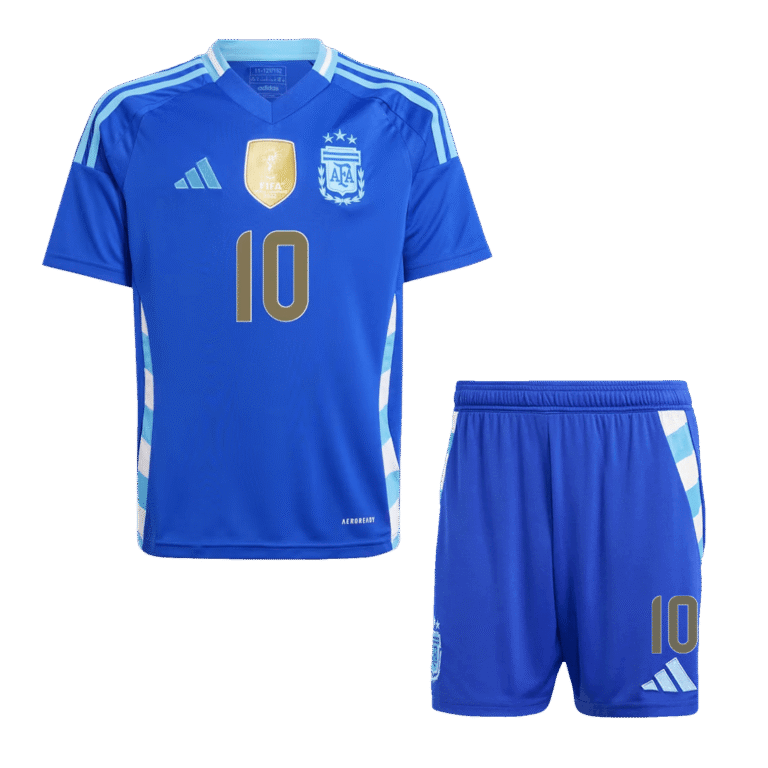 Kids Argentina Retro Away Jersey – Messi 10